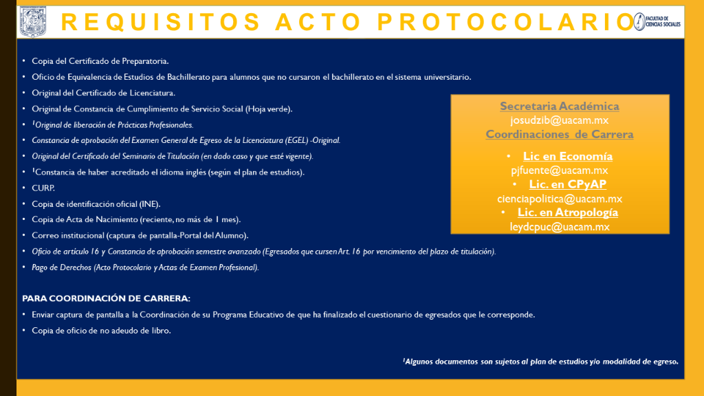 Requisitos acto protocolario 1